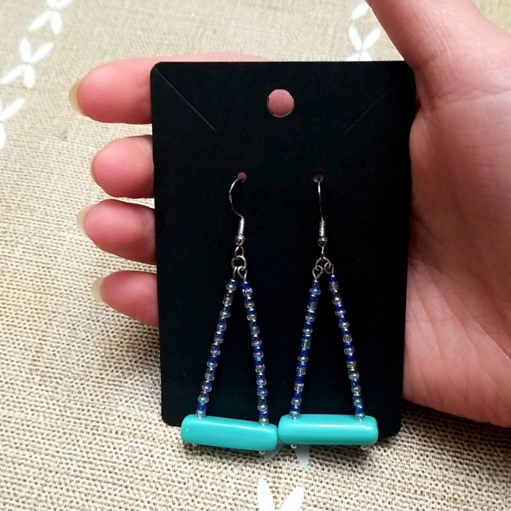 Handmade bead earrings